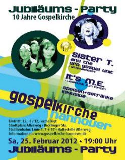 Gospelkirche Plakat 2012